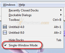 Putting GIMP into Single Window Mode - AfterDawn.com
