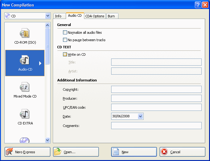 Burn flac files to Audio CD