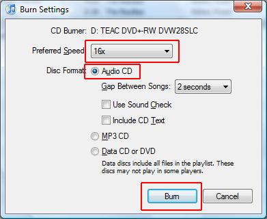 easy audio cd burn mac