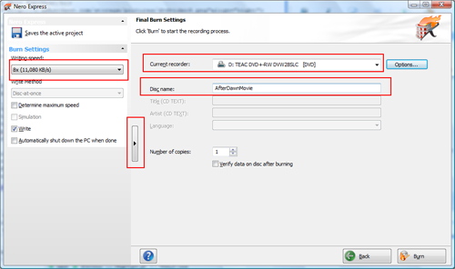 how to burn mp4 video to dvd using nero express