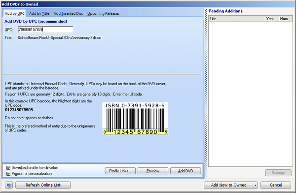 DVD Profiler Catalog Your Movie Collection