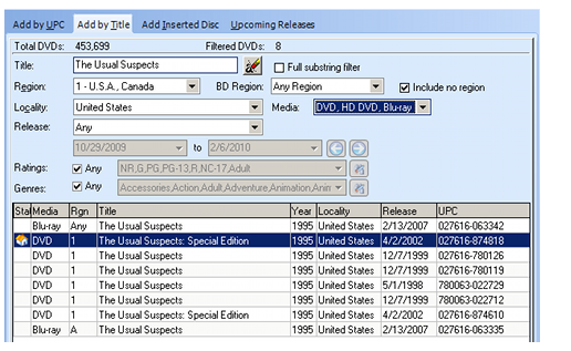 DVD Profiler Catalog Your Movie Collection