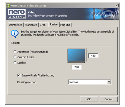 nero pal to ntsc dvd conversion