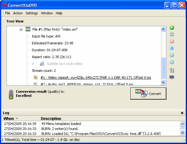 vso convertxtodvd 6.0 0.27