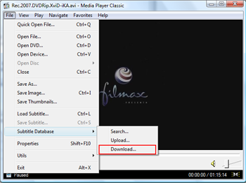 how to add subtitles to a video in media player classic