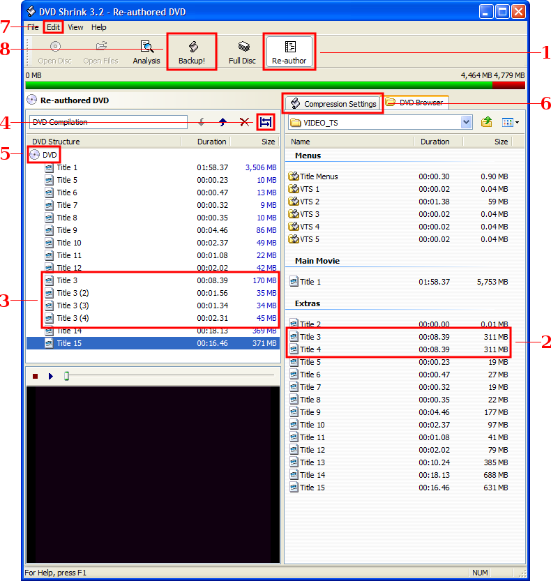 Dvd shrink reauthor