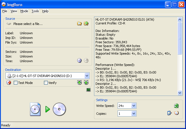 Burn CD/DVD Images (ISO, BIN etc.) with ImgBurn - AfterDawn: Guides