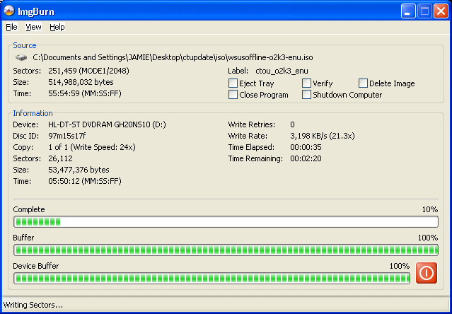 imgburn iso to dvd