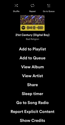 How to use Spotify sleep timer on Android