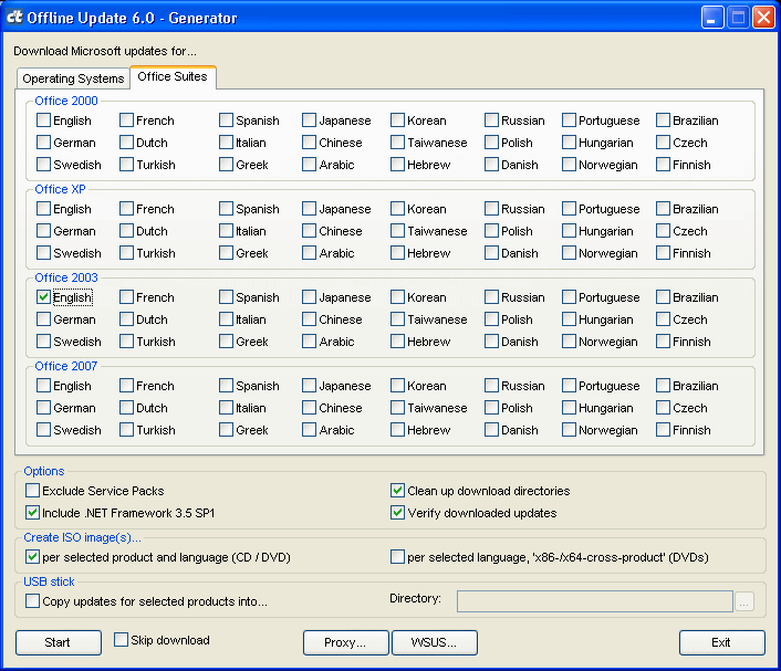 office xp updates