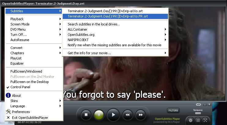 open subtitles mkv player for mac