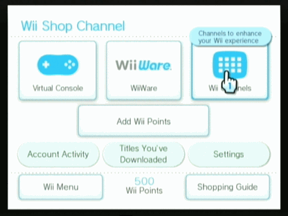 nintendo wii channels free download