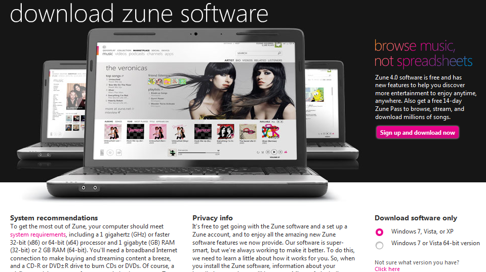 zune software download for pc latest version