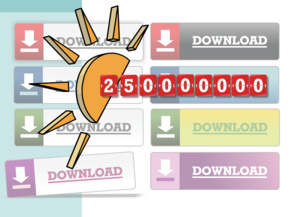 Mijlpaal Afterdawn - 250 miljoen software downloads