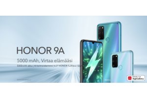 149 euron Honor 9A saapuu myyntiin Suomessa 15. heinäkuuta - Honor Band 5 aktiivisuusranneke kaupan päälle