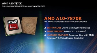 AMD julkaisi toistaiseksi nopeimman APU-suorittimen