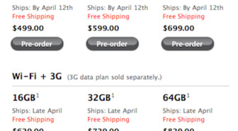 IPadien ennakkotilaukset tyhjentävät varastot