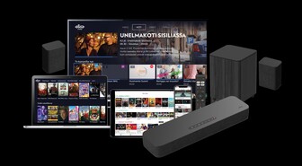 Elisa toi myyntiin soundbariin rakennetun viihdeboksin, jota voi täydentää bassokaiuttimella ja takakaiuttimilla