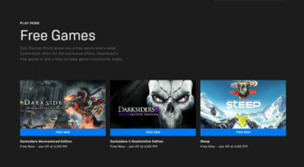 Epic Games tarjoaa nyt kolme peliä ilmaiseksi: Steep ja Darksidersit