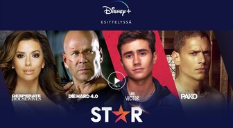 Disney+ sai tänään uuden Star-kanavan, julkaisi listan ohjelmista