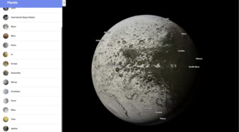 Google Mapsiin lisättiin muita planeettoja ja avaruuden kohteita