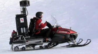 Google kiinnitti Street View -kamerat moottorikelkkaan