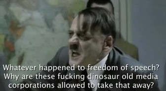 Hitler-parodiat poistetaan tästä syystä