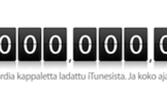 ITunes saavutti 10 miljardin latauksen rajapyykin