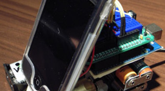 iPhone ohjaa robottia