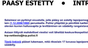 Wikipedia joutui lapsipornolistalle (päivitetty)