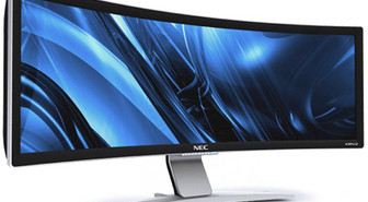 NEC julkaisi kaarevan näytön