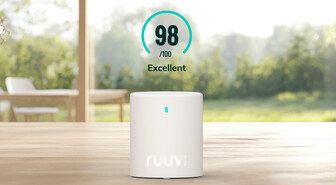 Ruuvi Air -sensori seuraa kodin ilmanlaatua näppärästi
