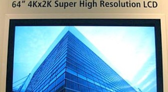 Sharpilta supertarkkuusnäyttö