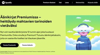 Spotifyyn tulivat äänikirjat - tällaiset ehdot ja hinnat palvelulla on Suomessa