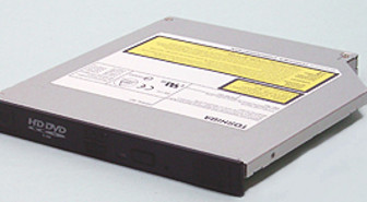 Toshibalta tallentava HD DVD -asema kannettaviin