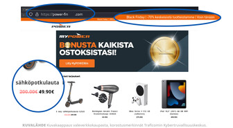 Black Friday on houkutteleva myös huijareille - ole tarkkana kiirettä hyödyntävissä viesteissä
