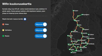 VR julkaisi junien WiFin kuuluvuuskartan - päärata on surullista katsottavaa, vaikka junien WiFi-verkot päivitettiin