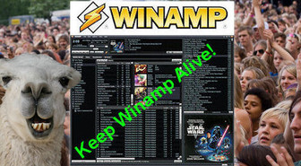 Huhu: MP3-soittimien kunkku WinAMP saakin jatkaa?