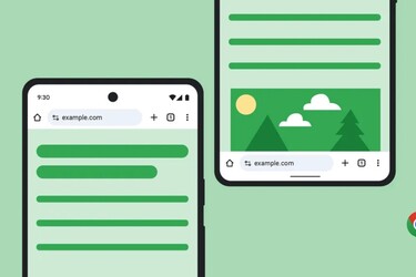 Chromen osoitepalkin voi nyt siirt alareunaan Androidilla