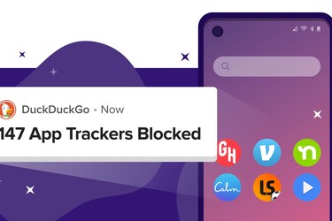 DuckDuckGon Android-sovellus est mm. Googlen ja Facebookin seuraimet muissa sovelluksissa