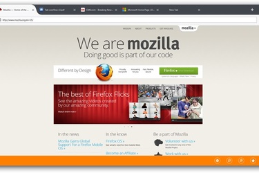 Firefoxin kosketusversio Windows 8:lle saapuu joulukuussa