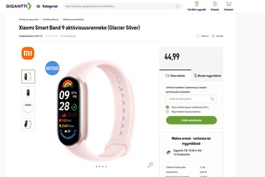 Gigantti toi kielletyn Xiaomin aktiivisuusrannekkeen myyntiin
