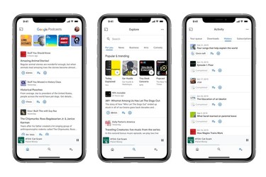 Googlen Podcasts -sovellus toimii nyt Applen iOS-laitteilla
