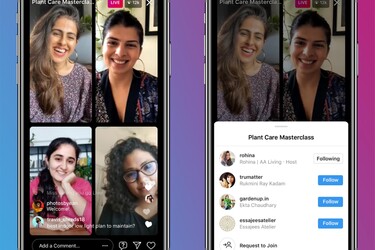 Instagramin Live-lhetyksess voi olla nyt nelj henkil samanaikaisesti