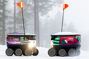 S-ryhmän kuljetusrobotit ovat tehneet jo miljoona toimitusta