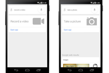 Google Now ymmärtää nyt kamerakomentoja