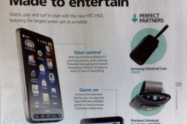 HTC:n uusi huippupuhelin on HTC HD2