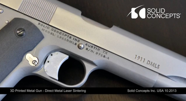 's Werelds eerste 3D-geprinte metalen pistool