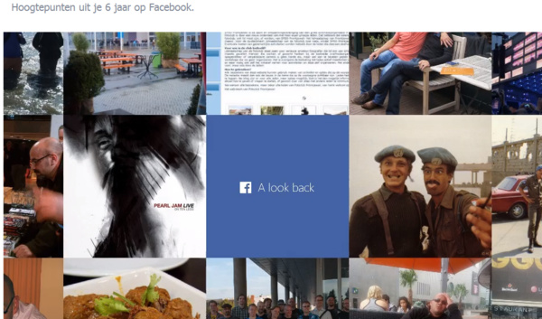 Een terugblik op je Facebook-verleden in één minuut