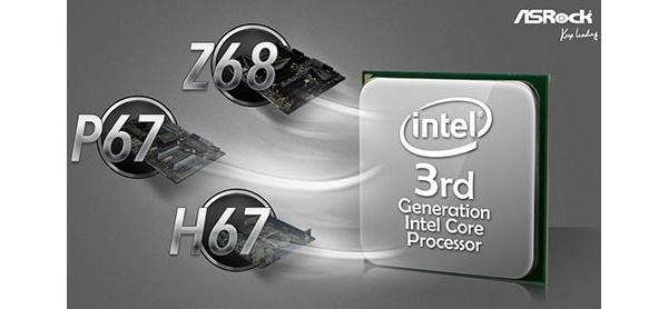 ASRock toi Ivy Bridge -tuen emolevyihinsä BIOS-päivityksellä